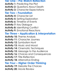 The Death Of Michael Smith 2006 Worksheet Activity Booklet