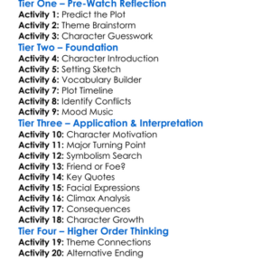 The Devil Is Busy 2024 Worksheet Activity Booklet