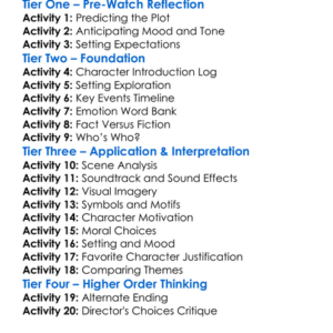 The Devils Rejects 2005 Worksheet Activity Booklet