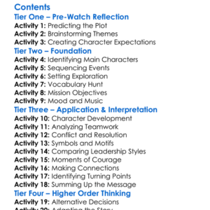 The Dirty Dozen The Deadly Mission 1987 Worksheet Activity Booklet