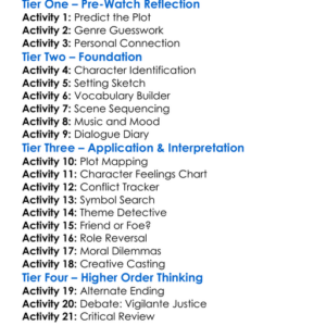 The Divine Enforcer 1992 Worksheet Activity Booklet