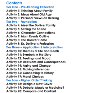 The Dolliver Romance Nathaniel Hawthorne Worksheet Activity Booklet