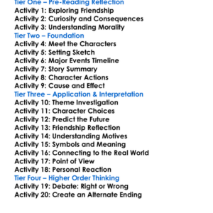 The Dualitists Bram Stoker Worksheet Activity Booklet