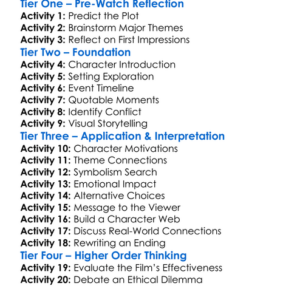 The Eden Theory 2021 Worksheet Activity Booklet