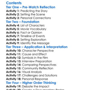 The Education Of Mohammad Hussein 2012 Worksheet Activity Booklet