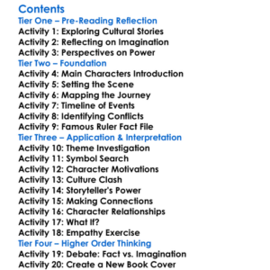 The Enchantress Of Florence Salman Rushdie Worksheet Activity Booklet