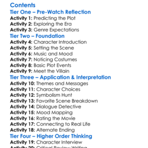 The Equalizer Worksheet Activity Booklet