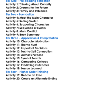 The Eternal Wonder Pearl S Buck Worksheet Activity Booklet