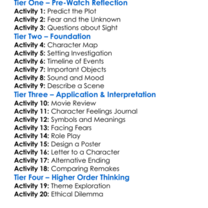 The Eye 2008 Worksheet Activity Booklet