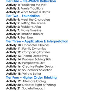 The Family Plan 2023 Worksheet Activity Booklet