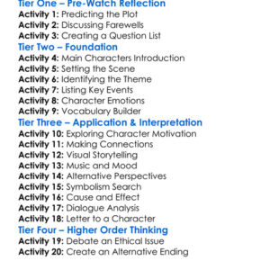 The Farewell Party 2002 Worksheet Activity Booklet