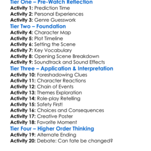 The Final Destination 2009 Worksheet Activity Booklet