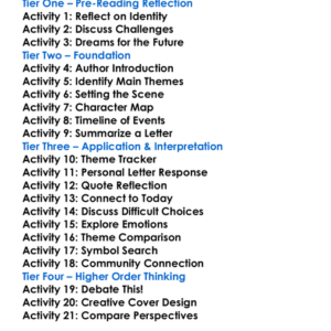 The Fire Next Time James Baldwin Worksheet Activity Booklet