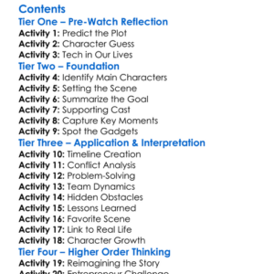 The First 20 Million Is Always The Hardest 2002 Worksheet Activity Booklet