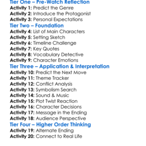 The Game 1997 Worksheet Activity Booklet