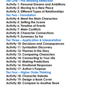 The Gods Arrive Edith Wharton Worksheet Activity Booklet