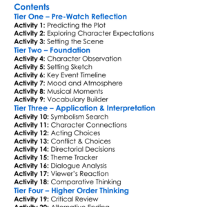 The Great Ecstasy Of Robert Carmichael 2005 Worksheet Activity Booklet