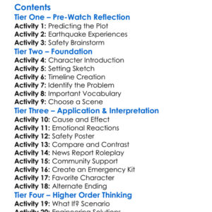 The Great Los Angeles Earthquake 1990 Worksheet Activity Booklet