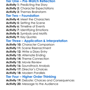 The Great Maidens Blush 2016 Worksheet Activity Booklet