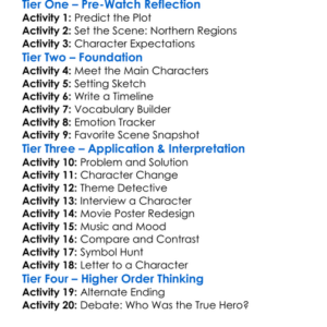 The Great North 2024 Worksheet Activity Booklet