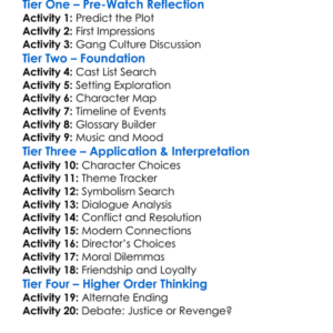 The Guvnors 2014 Worksheet Activity Booklet