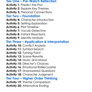 The Hand That Rocks The Cradle 2025 Worksheet Activity Booklet
