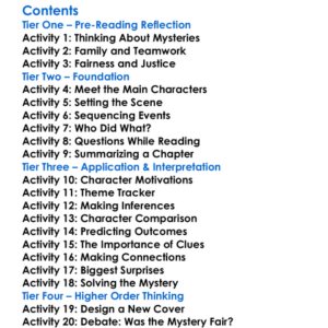 The Hardy Boys The Crisscross Shadow Franklin W Dixon Worksheet Activity Booklet