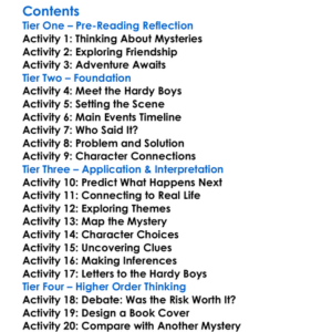 The Hardy Boys The Phantom Freighter Franklin W Dixon Worksheet Activity Booklet