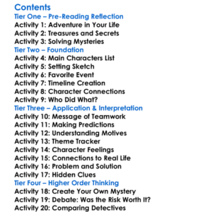 The Hardy Boys The Secret Of Pirates Hill Franklin W Dixon Worksheet Activity Booklet