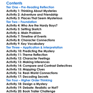 The Hardy Boys The Secret Of Skull Mountain Franklin W Dixon Worksheet Activity Booklet