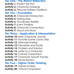 The Holiday 2006 Worksheet Activity Booklet