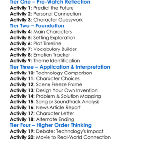 The Home 2025 Worksheet Activity Booklet