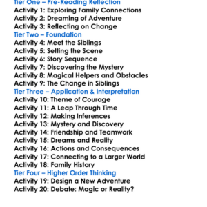 The House Of Arden E Nesbit Worksheet Activity Booklet