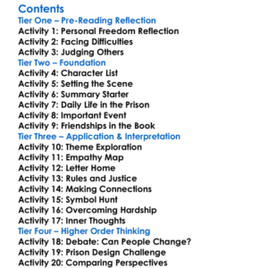 The House Of The Dead Fyodor Dostoevsky Worksheet Activity Booklet