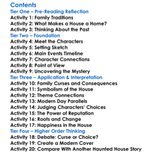 The House Of The Seven Gables Nathaniel Hawthorne Worksheet Activity Booklet