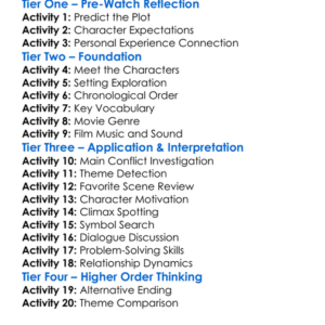 The House Sitter 2007 Worksheet Activity Booklet