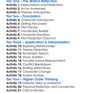 The Humbling 2014 Worksheet Activity Booklet