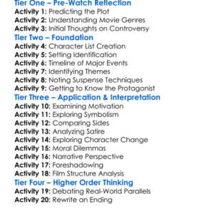 The Hunt 2020 Worksheet Activity Booklet