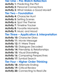 The Idea Of You 2024 Worksheet Activity Booklet