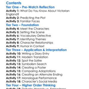 The Importance Of Being Earnest On Stage 2015 Worksheet Activity Booklet