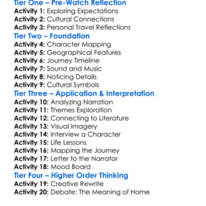 The Inland Sea 1991 Worksheet Activity Booklet