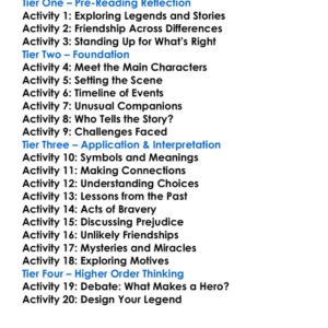 The Inquisitors Tale Adam Gidwitz Worksheet Activity Booklet