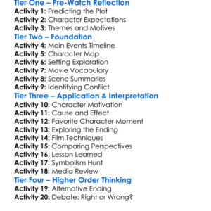 The Instigators 2024 Worksheet Activity Booklet
