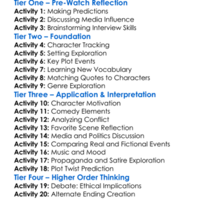 The Interview 2014 Worksheet Activity Booklet