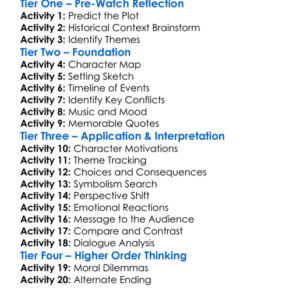 The Irishman 2019 Worksheet Activity Booklet