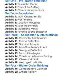 The Island Of Lost Girls 2024 Worksheet Activity Booklet