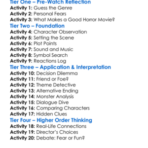 The Jack In The Box Rises 2024 Worksheet Activity Booklet