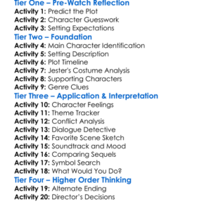 The Jester 2 2025 Worksheet Activity Booklet