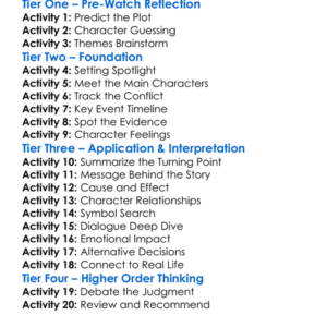 The Judgment 2023 Worksheet Activity Booklet