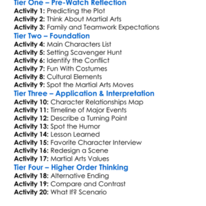 The Kick 2014 Worksheet Activity Booklet